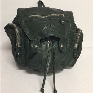 Free People Green Backpack Purse